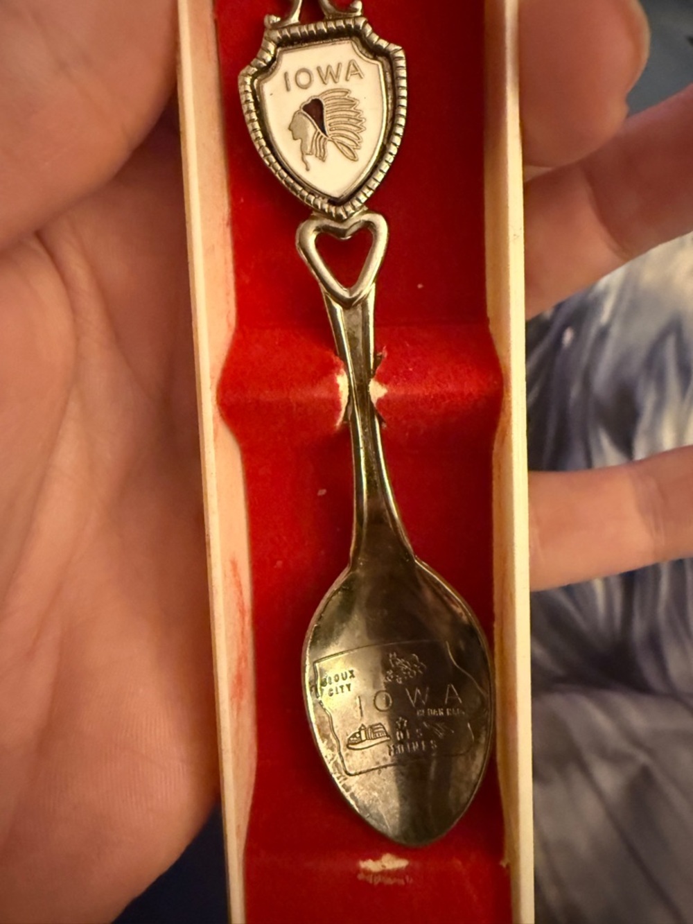 Iowa Collectible Souvenir Spoon - Silver Tone